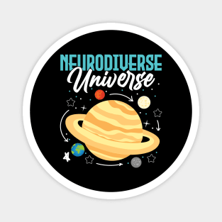 Neurodiverse Universe shirt Magnet